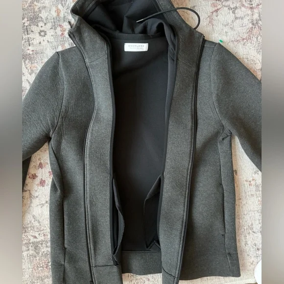 Everlane Street Zip Up Charcoal Grey - Picture 10 of 11